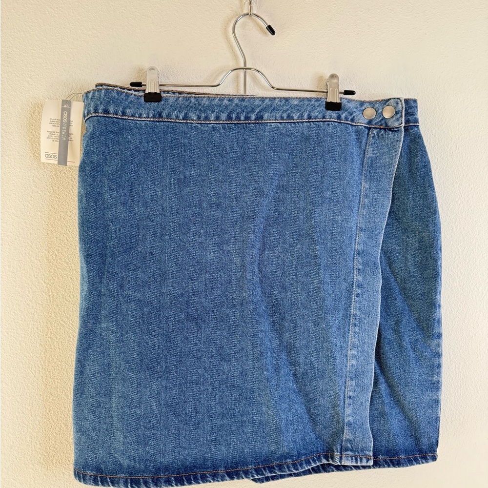 ASOS Classic Blue Denim Skort